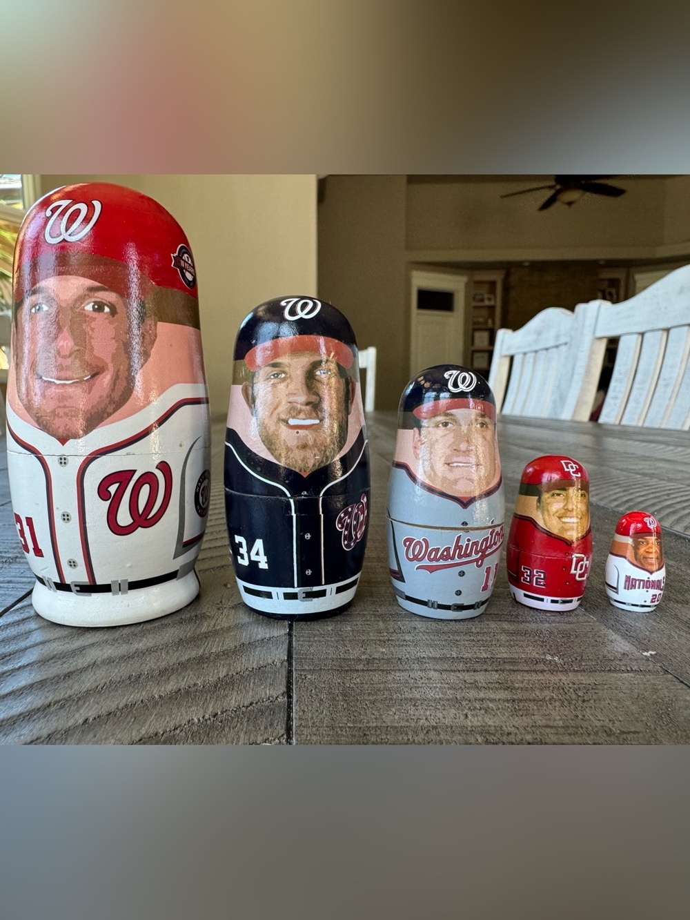 Washington Nationals Nesting Dolls Set